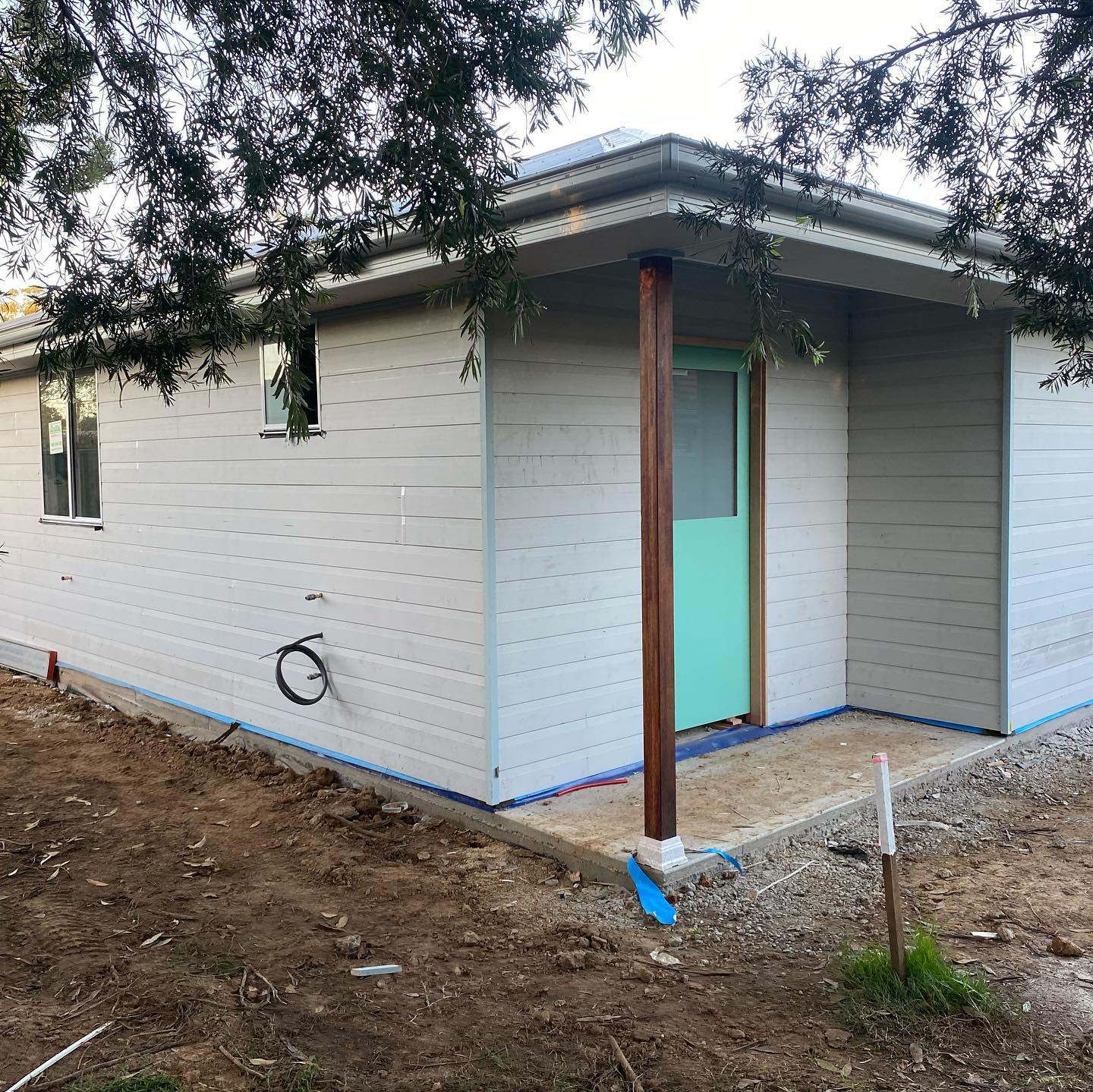 Granny flat — nearing lock-up