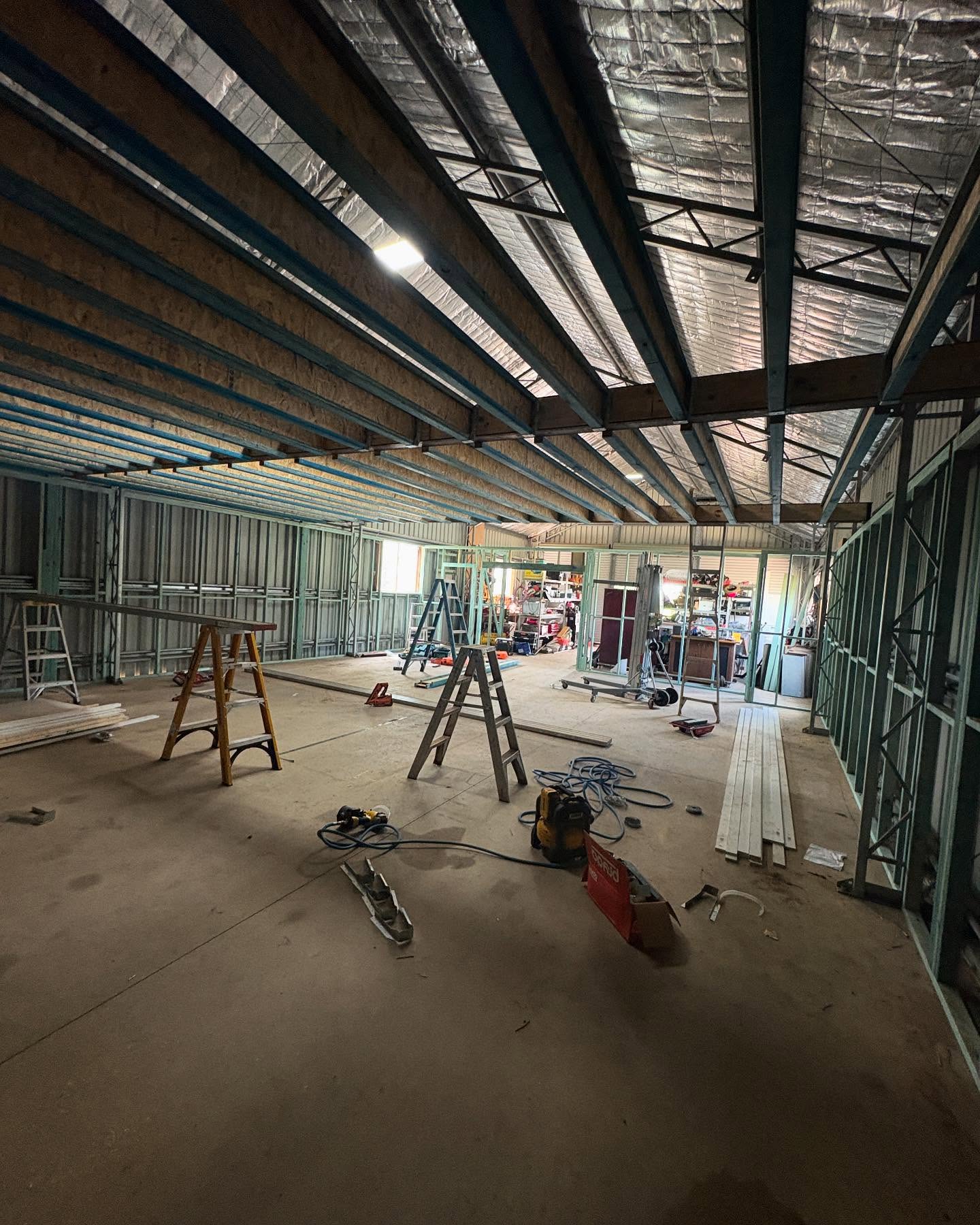 Commercial shed framing