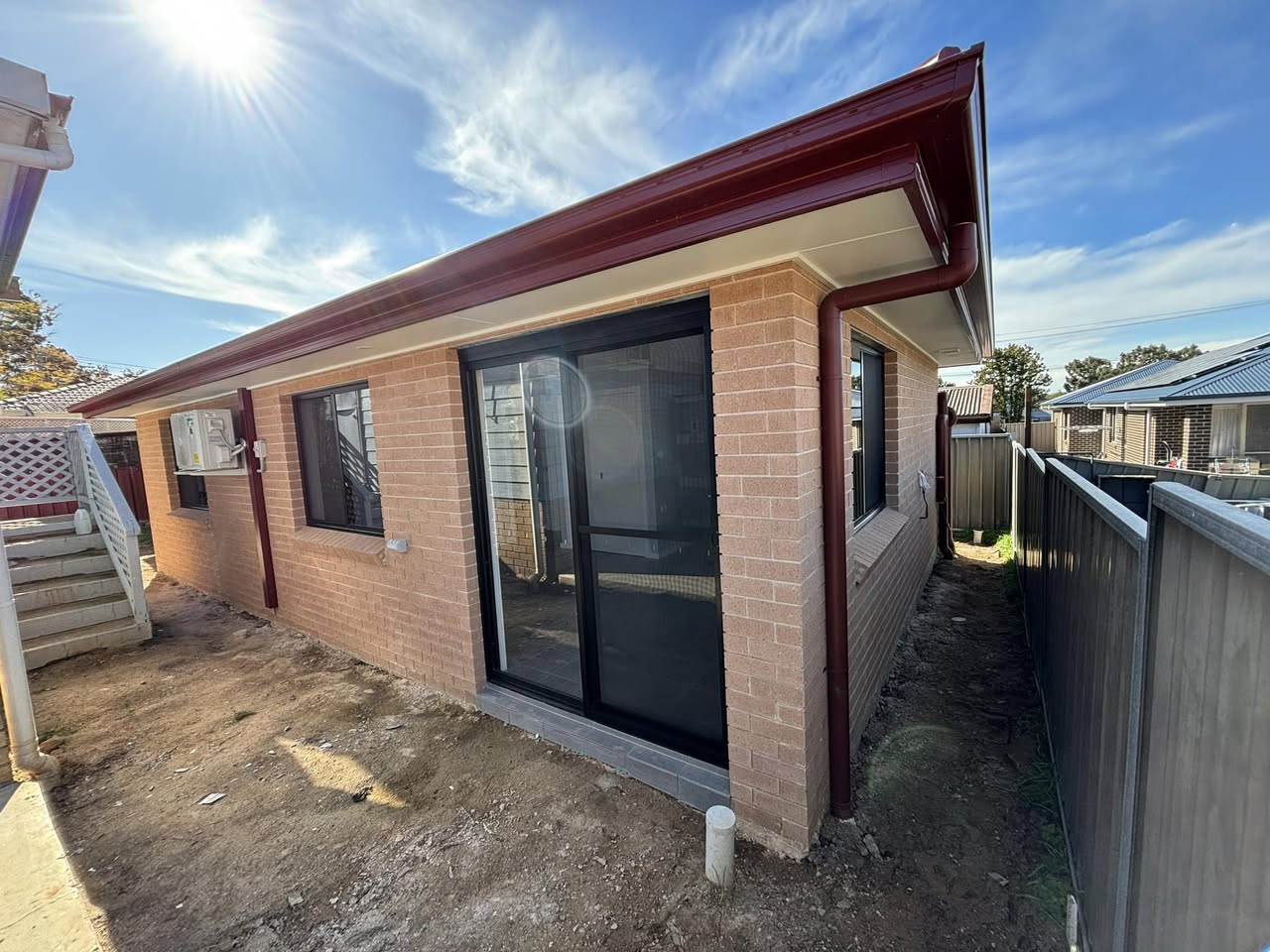 Granny flat new build exterior